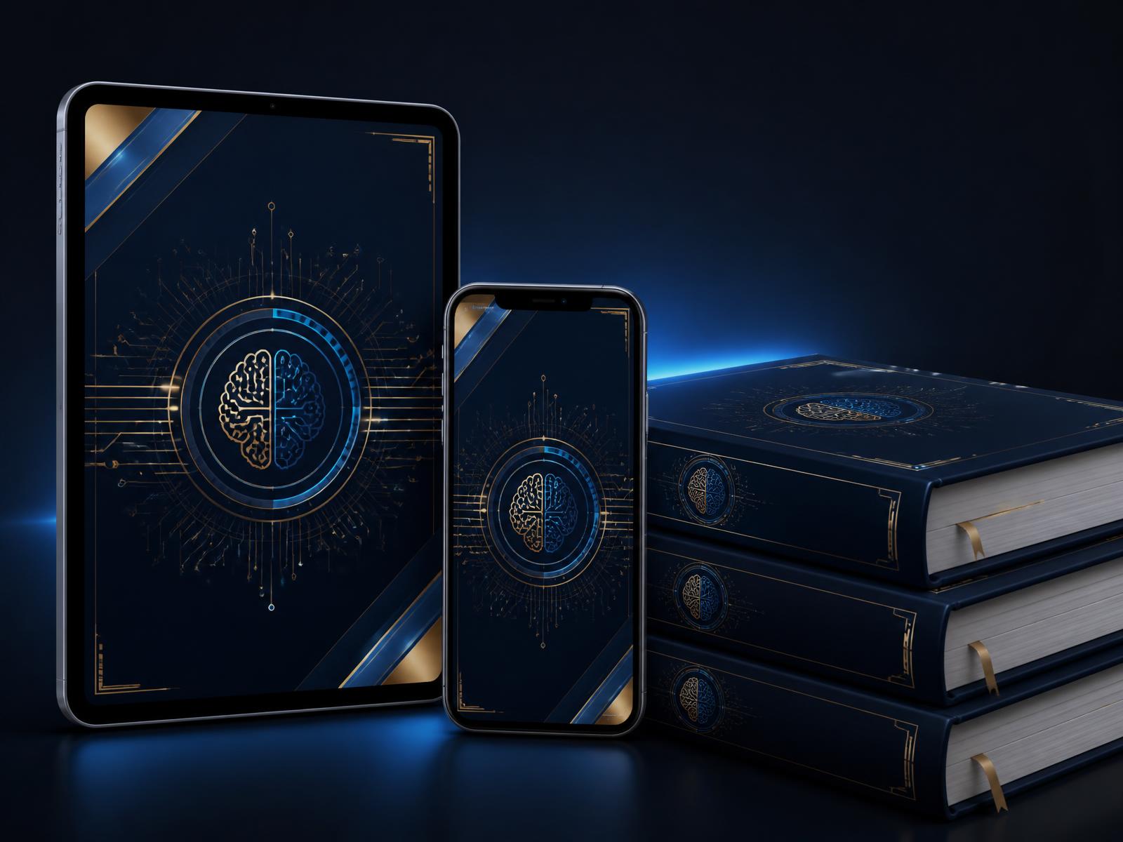 Curso Máquina de Renda com IA em notebook, tablet e celular